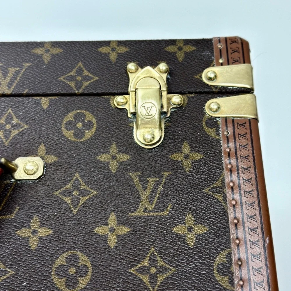 Rare Vintage Louis Vuitton Super President Luggage Monogram Made in France‎